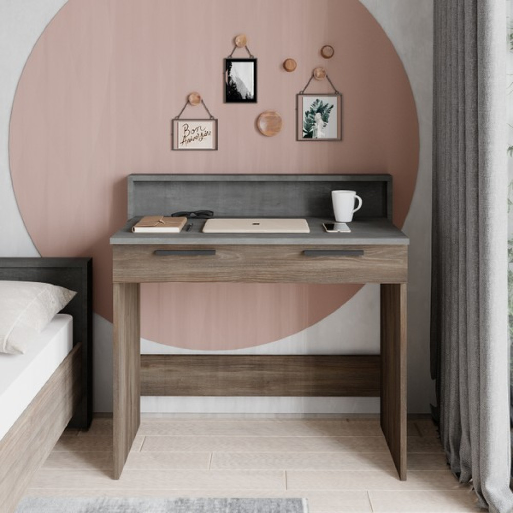 Robin Home Denver Çocuk Odası Genç Çalışma Masası Bilgisayar Masası D7-Cg - 90x93 cm - Kahverengi Çalışma Masası Fiyatı