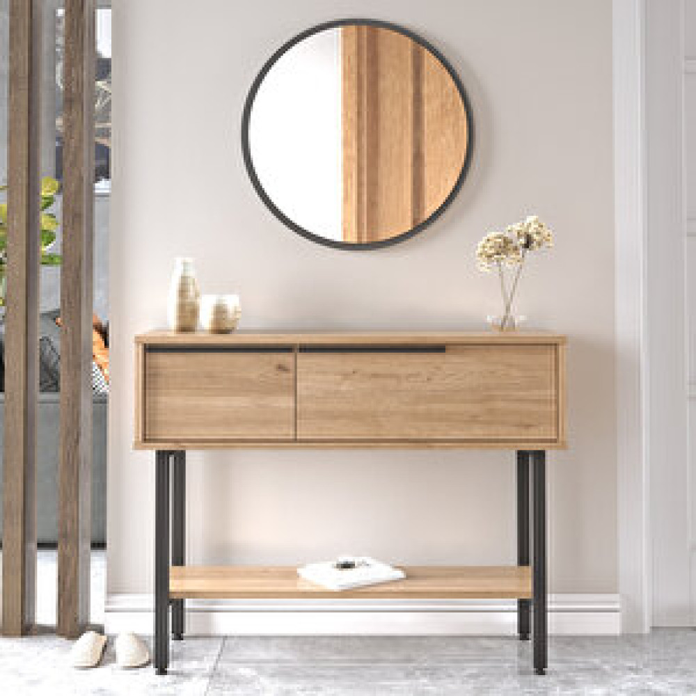 Robin Home Lidya Dresuar Aynalı Kapaklı Metal Ayaklı Sepet Dresuar / Konsol Fiyatı