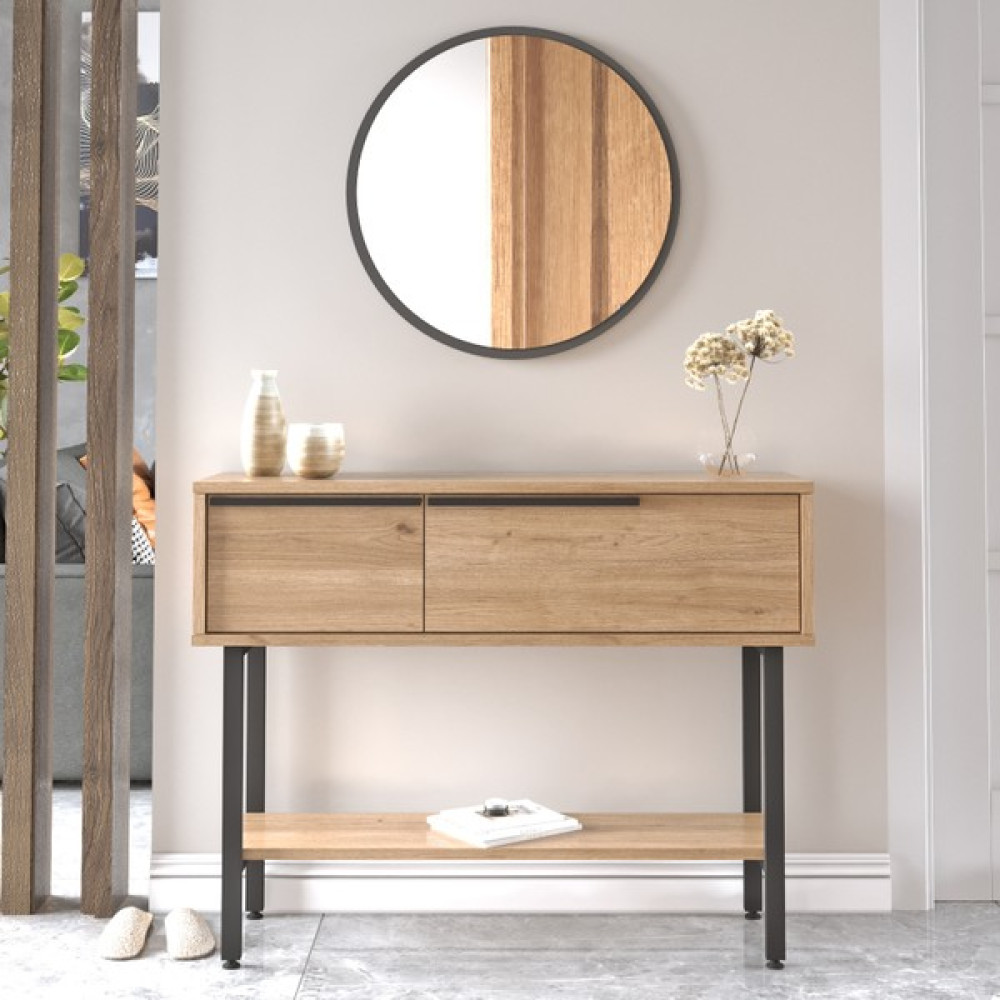 Robin Home Lidya Dresuar Aynalı Kapaklı Metal Ayaklı Sepet - Kahverengi Dresuar / Makyaj Masası Fiyatı