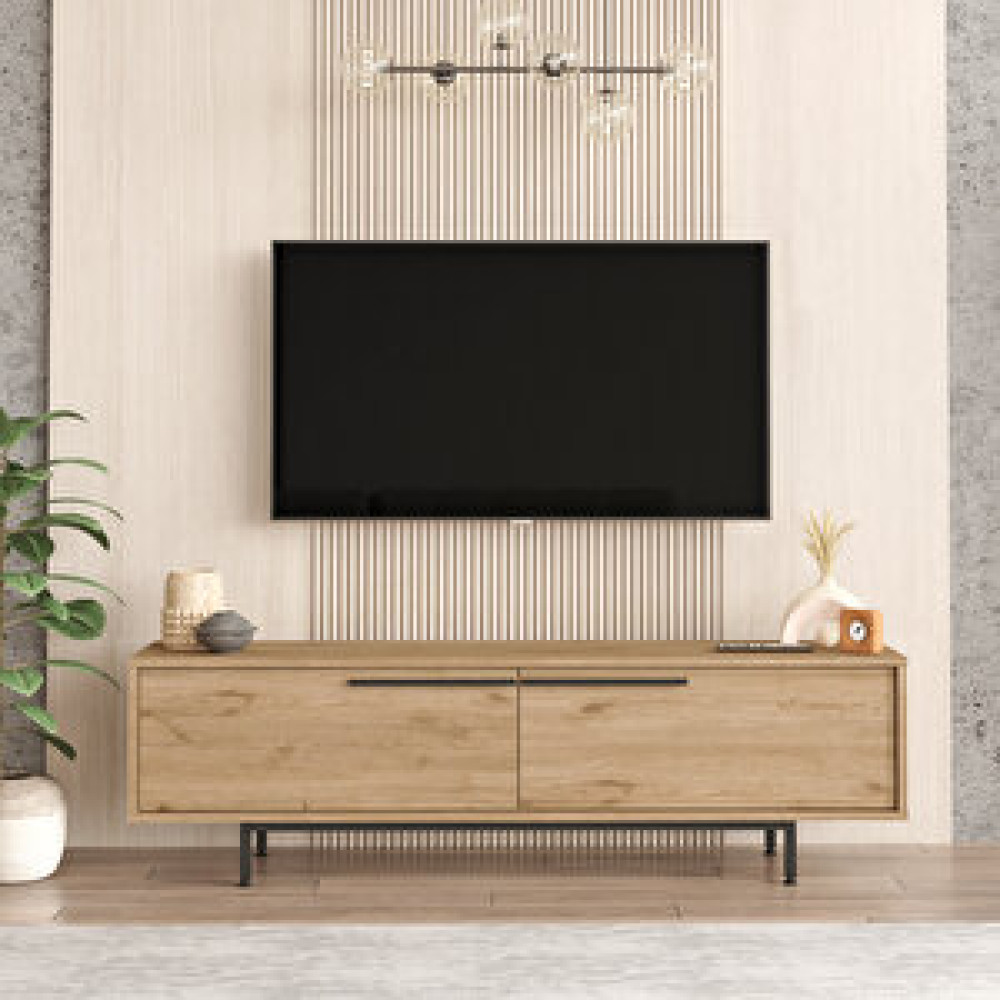 Robin Home Lidya Tv Ünitesi Sehpası Metal Ayaklı 160cm Sepet Tv Ünitesi / Sehpası Fiyatı