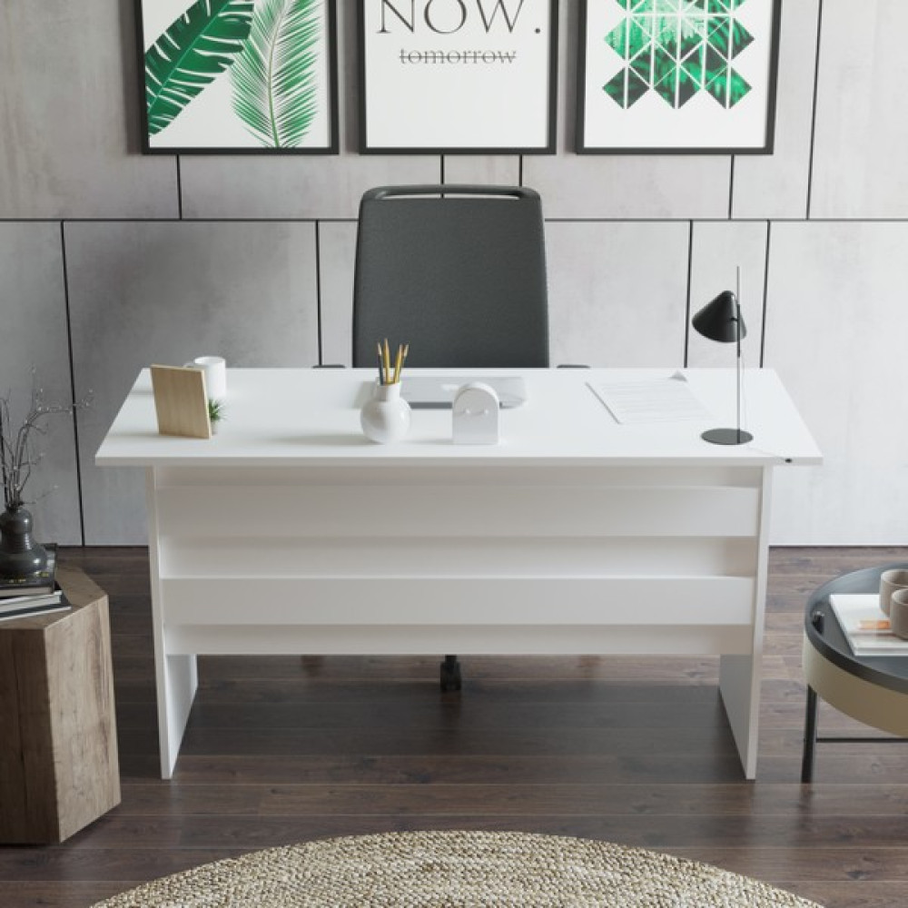 Robin Home Verona A Ofis Çalışma Masası Bilgisayar Masası - Y: 73 cm D: 60 cm G: 140 cm - Beyaz Çalışma Masası Fiyatı