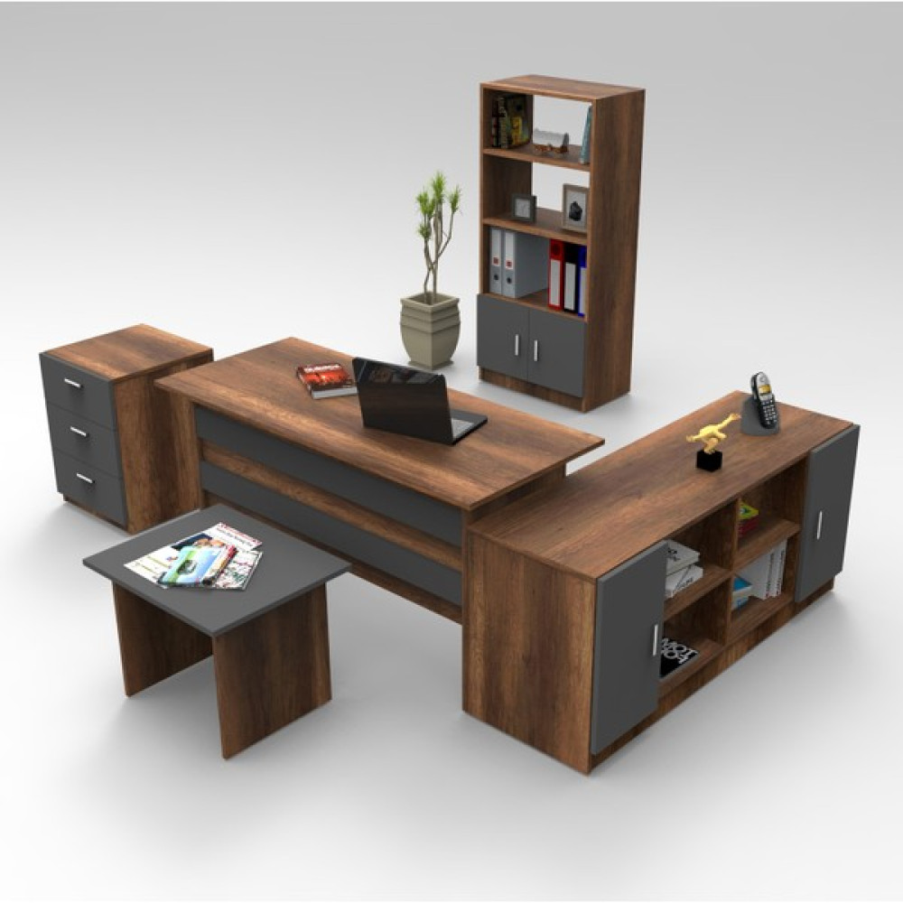 Robin Home Verona Abcdf Ofis Büro Masa Takımı - Barok Ofis Çalışma Masası Fiyatı