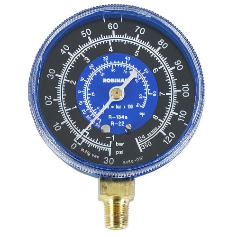 Robinair (11794) Universal Compound Replacement Gauge 4.1 x 3.4 x 1.2 inches