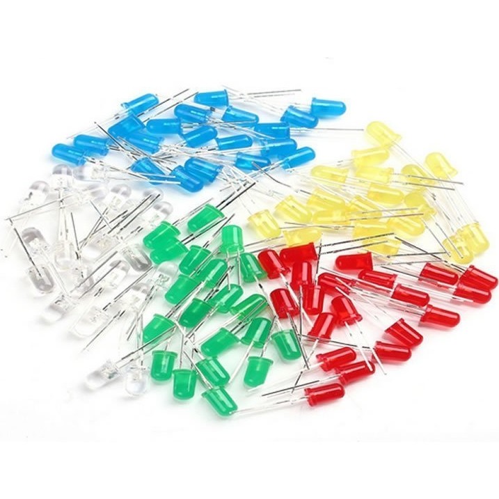 Robitshop LED Paketi 5 mm Karışık Renk Rgbyw 100 Adet Diğer Fiyatı