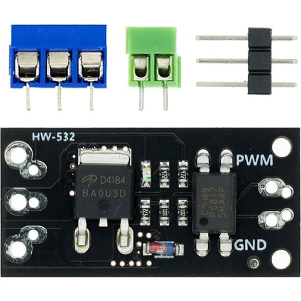 Robiz AOD4184 Mosfet Sürücü Modül Optokuplör Izolasyon 40V 50A 50W Pwm Hız Kontrol Motor Selenoid Valf LED Oyun & Hobi Fiyatı