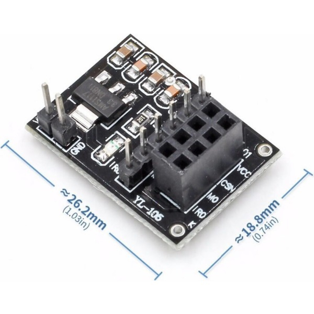 Robiz NRF24L01 Adaptör Kart NRF24L01 Pa Lna 8 Pin Dönüştürücü Devre 12V Oyun & Hobi Fiyatı