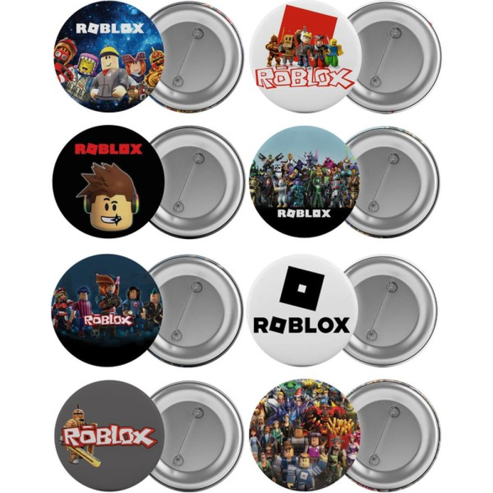Roblox Çanta Rozeti Seti 8 Adet En Büyük Boy 5.8cm Iğneli Broş Okul Çantası Fiyatı
