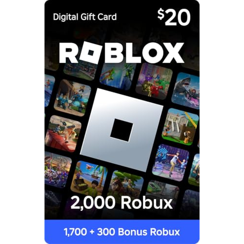 Roblox Digital Gift Card - 2,000 Robux [Includes Exclusive Virtual Item] [Digital Code]