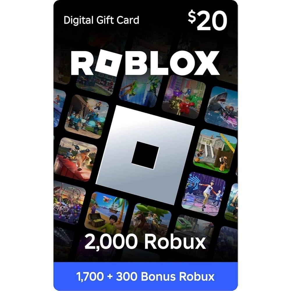 Roblox Gift Card 2000 Robux (Eur Eksiksiz Tam Yüklenir) Diğer Fiyatı