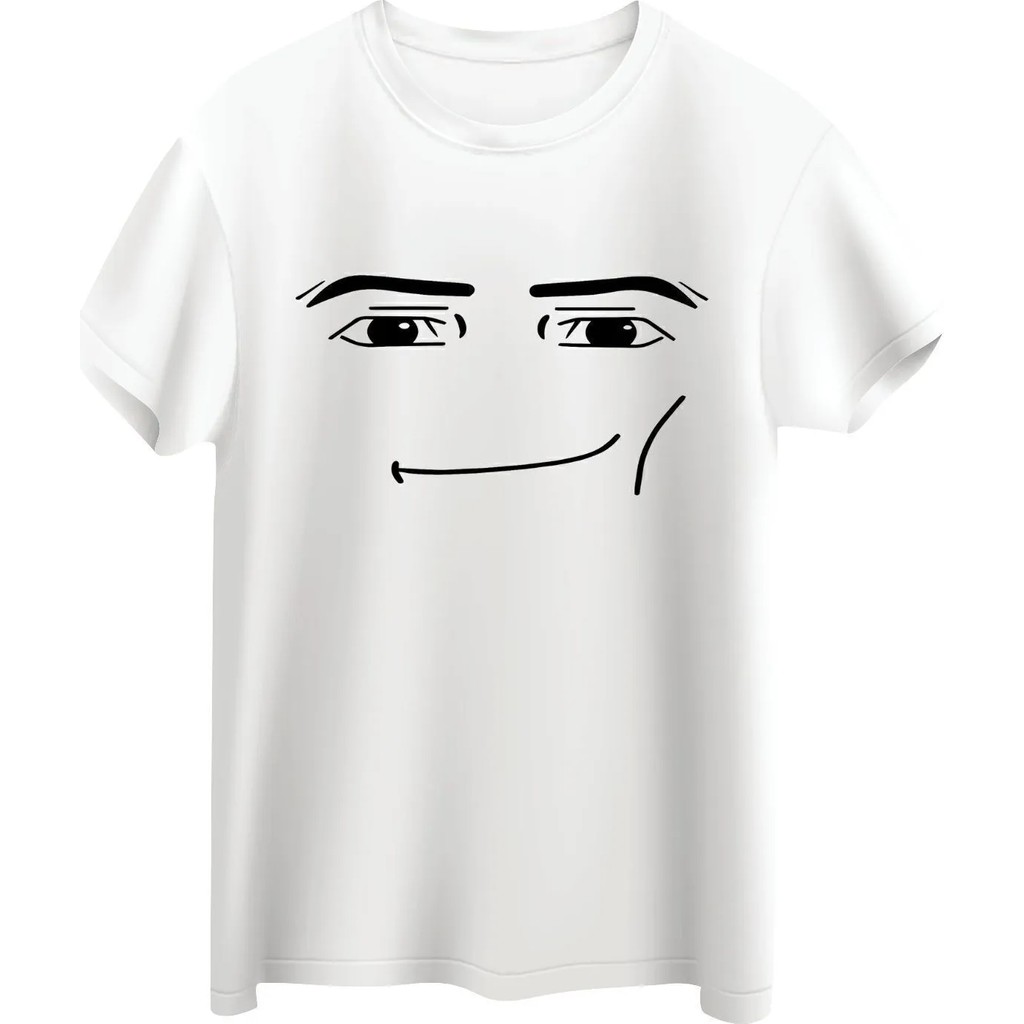 Roblox Tshirt Face Man Tişört Beyaz Unisex Giyim & İç Giyim Fiyatı
