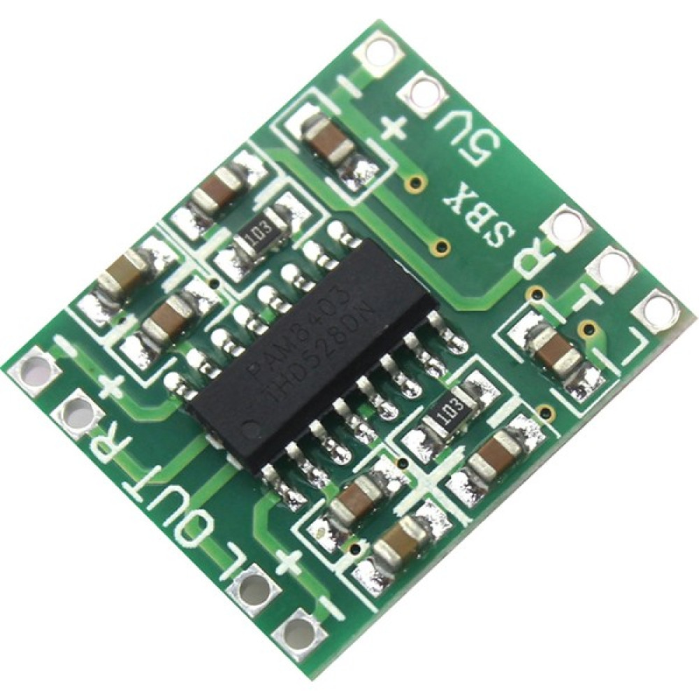 Robotekno PAM8403 2 Kanal Stereo Dijital Amfi Digital Amplifier 2 x 3W Oto Boyaları Fiyatı