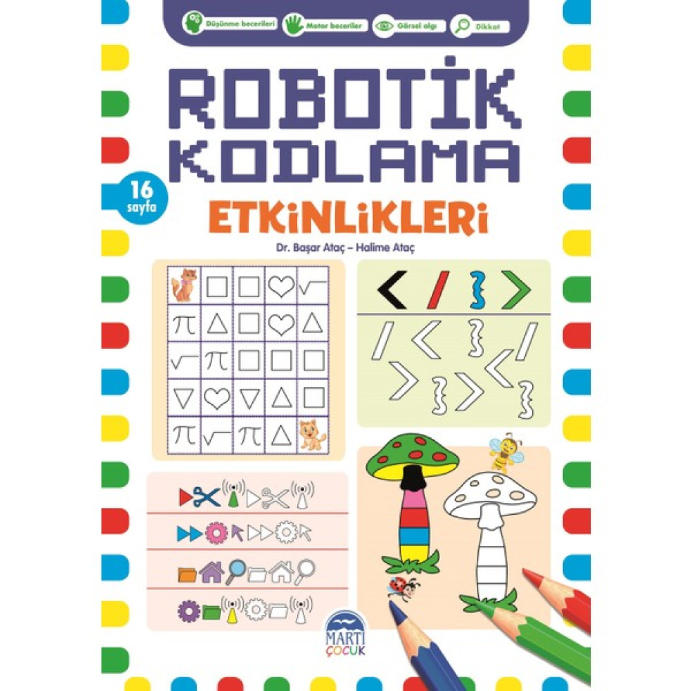 Robotik Kodlama Etkinlikleri - 2 - Başar Ataç - Halime Ataç Zeka Geliştirici Kitaplar Fiyatı