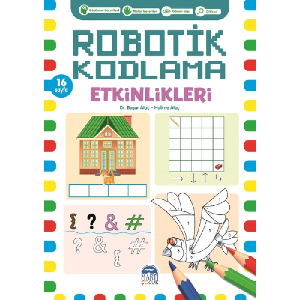 Robotik Kodlama Etkinlikleri - 4 - Başar Ataç - Halime Ataç Zeka Geliştirici Kitaplar Fiyatı