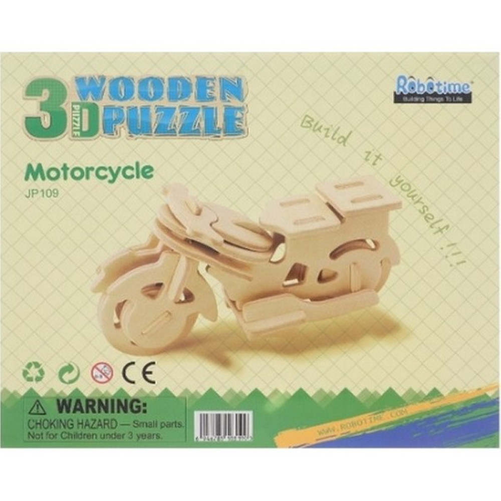 Robotime 3D Puzzle Motorsiklet Mini Ahşap JP109 Maket Fiyatı