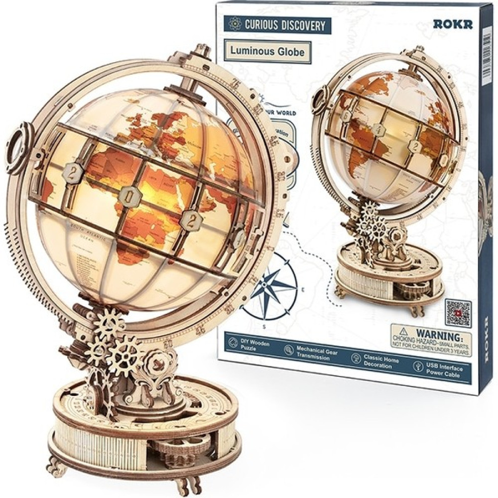 Robotime Rokr Aydınlık Küre 3D Ahşap Puzzle ST003 (Yurt Dışından) Eğitici Oyuncak Fiyatı