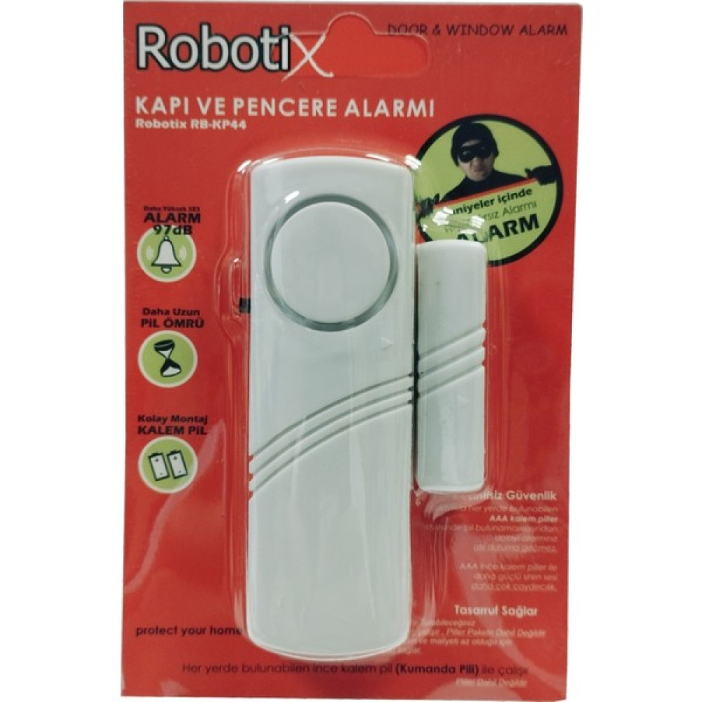 Robotix RB-KP44 Kapı ve Pencere Alarmı Ev Alarmı Hırsız Alarmı Güvenlik Sistemi Setleri Fiyatı