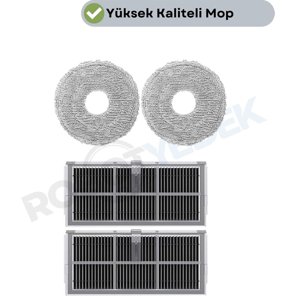 robotyedek Dreame X40 Ultra L40 Ultra Uyumlu Kauçuk Ana Fırça Ve Hepa Filtre-3 Parça Elektrikli Süpürge Aksesuarları Fiyatı