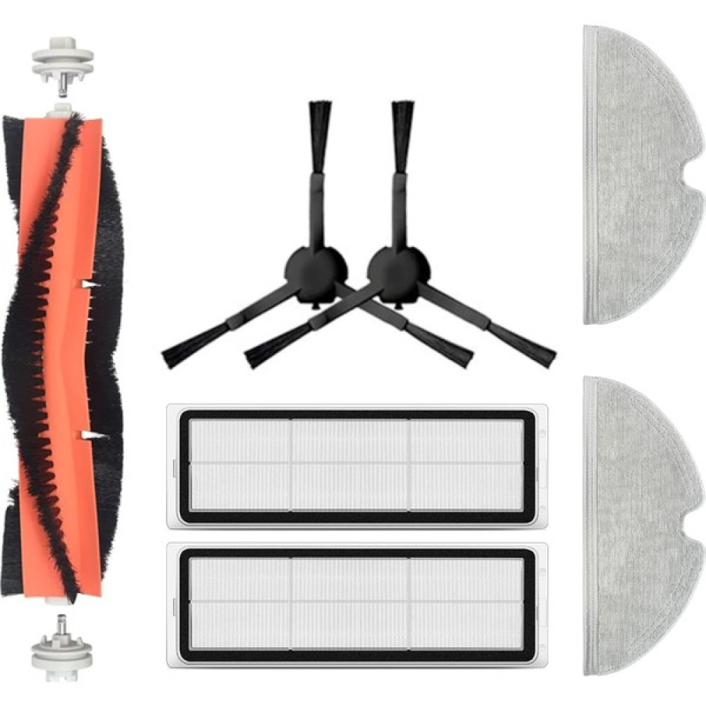 Robotyedek Xiaomi Mop 2 Pro+3D (DİKKAT:KAMERALI-PLUS GLOBAL) Robot Süpürge Uyumlu Fırça Filtre Mop Seti-7 Parça Robot Süpürgeler Fiyatı