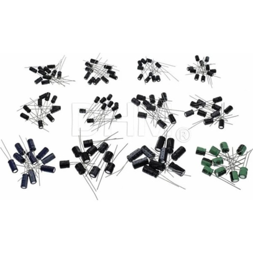 Roboyol Store 120 Adet Dip Elektrolitik Kapasitör Seti 12 Tip X10 1uf 2.2uf 3.3uf 4.7uf 10uf 22uf 33uf 47uf Oyun & Hobi Fiyatı