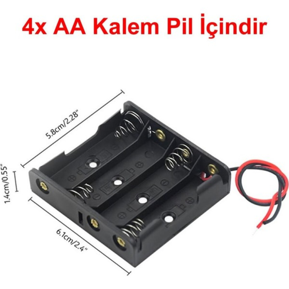Roboyol Store 4'lü Aa Kalem Pil Yuvası Oyun & Hobi Fiyatı