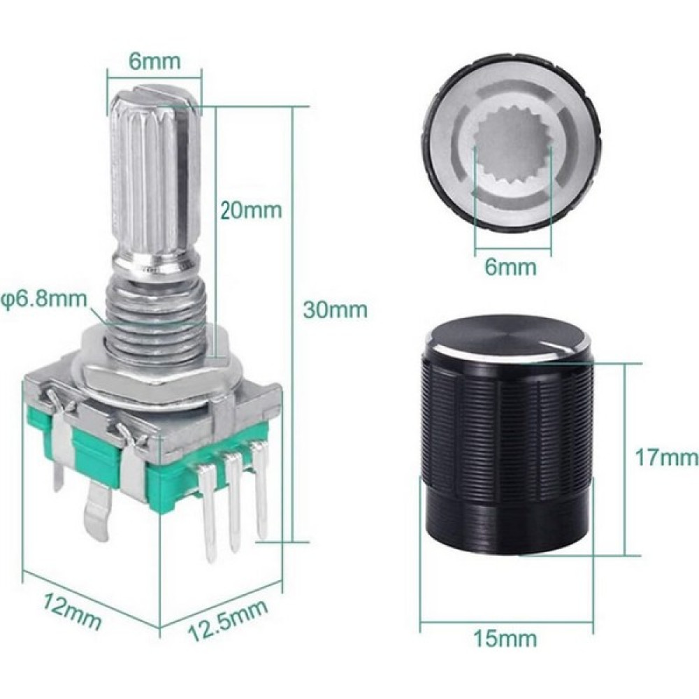 Roboyol Store EC11 Rotary Encoder + Pot Başlığı Oyun & Hobi Fiyatı