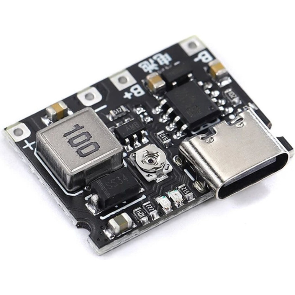 Roboyol Store TP4056 18650 Lityum Pil Şarj Modül Type C Ayarlı Voltaj Yükseltici Lion Batarya Akü Dc 3.7V To 28V Bilgisayar Çevirici ve Adaptörü Fiyatı
