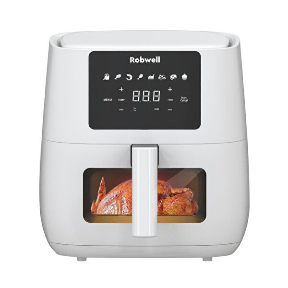 Robx Robwell As27 6 L 1700 W Dokunmatik Ekran Airfryer Yağsız Hava Fritözü (Robx Türkiye Garantili) Fritözler Fiyatı