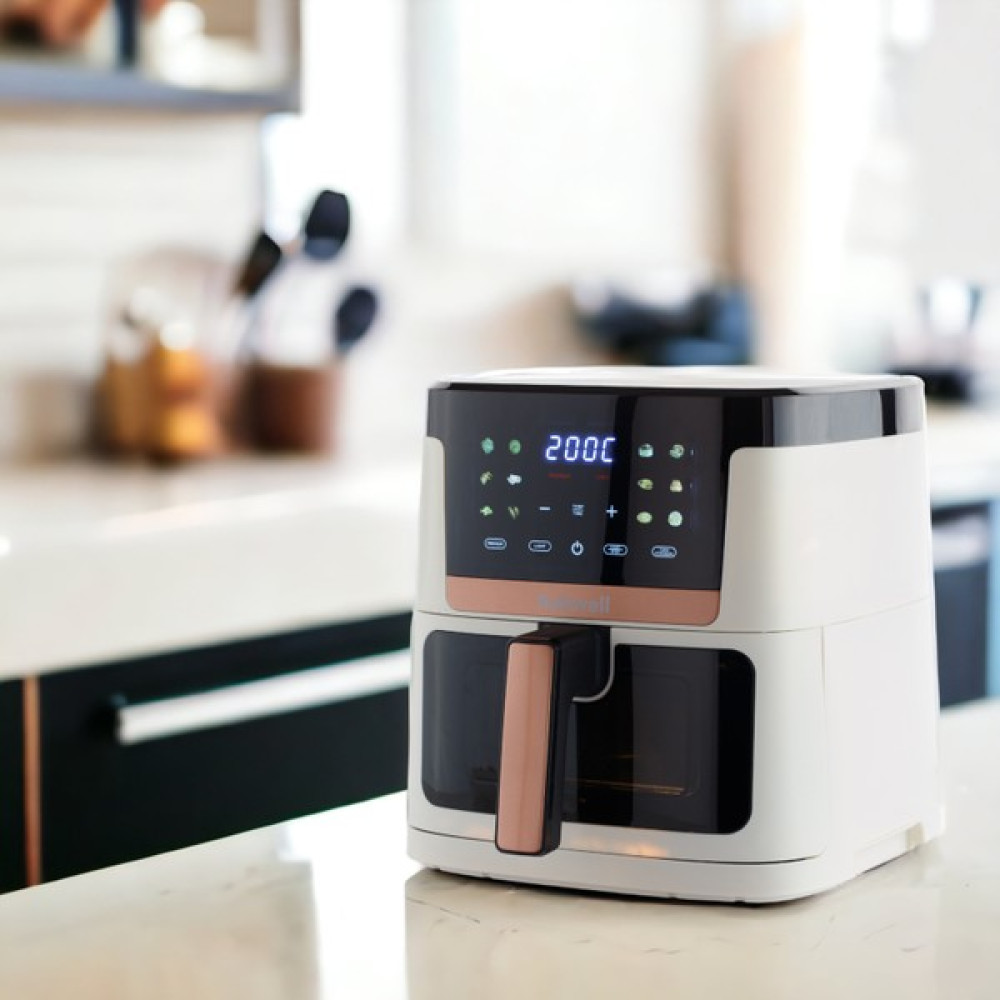 Robx Robwell SR81 Yeni Nesil Renkli Menü 12 Pişirme Ayarlı 1800W Akıllı Sesli Uyarı 7lt air Fryer Fritözler Fiyatı
