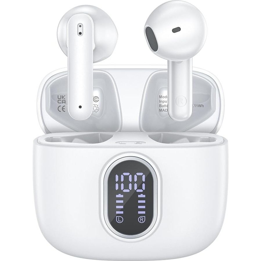 Robx S-30 Bluetooth Kulaklık Ios-android Enc Ortam Sesi Azaltma 4 Mikrofonlu 5.3 Ipx6 su geçirmez - Beyaz Bluetooth Kulaklık Fiyatı