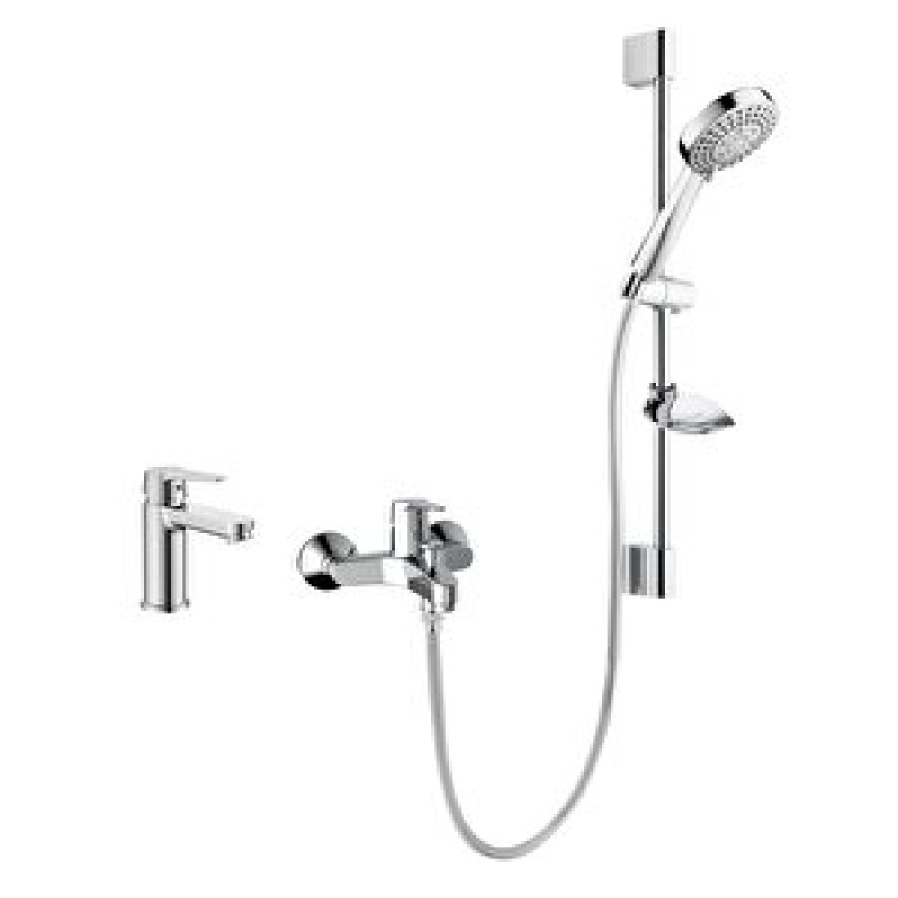 Roca Esteria Pack Eco 3'lü Banyo Seti Krom - A5da57ec0k Bataryalar & Musluklar Fiyatı