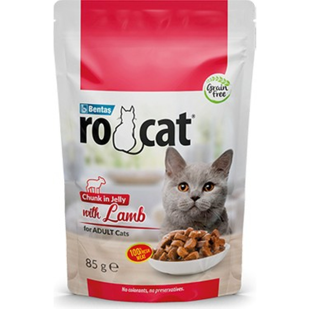 Rocat Kedi Maması 85 gr Pouch Kuzu Etli Evcil Hayvan Ürünleri Fiyatı