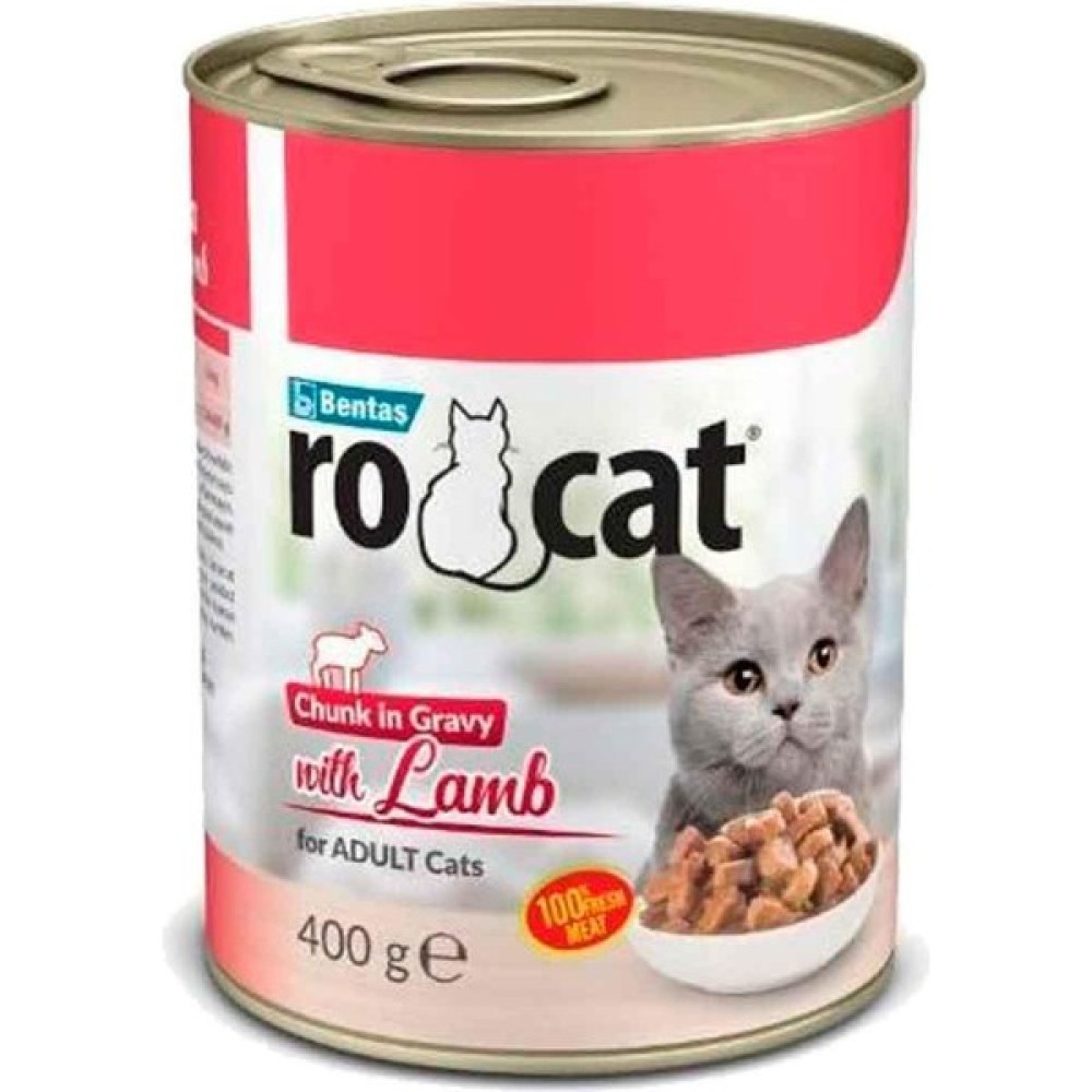 ROCAT Kuzu Etli Kedi Konserve 400 gr Evcil Hayvan Ürünleri Fiyatı