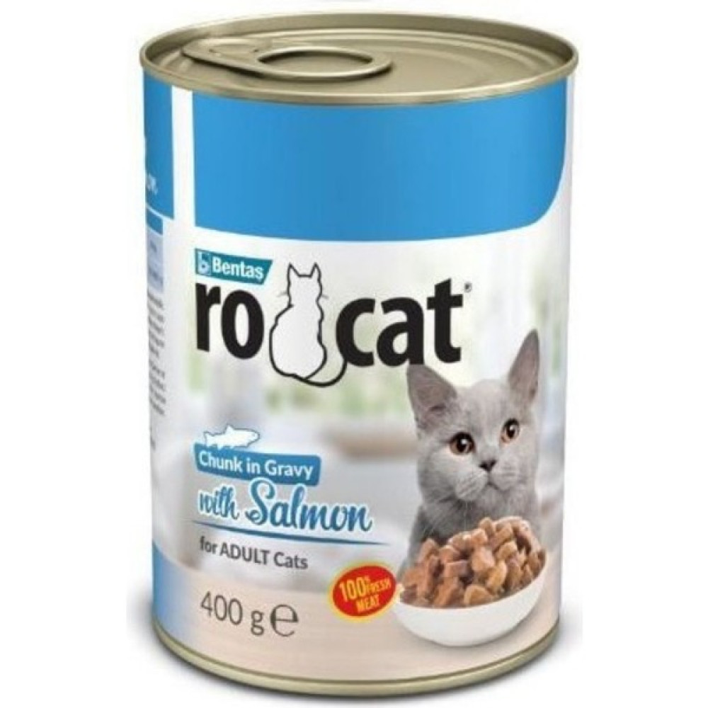 ROCAT Somonlu Yetişkin Kedi Konserve 400 gr Evcil Hayvan Ürünleri Fiyatı
