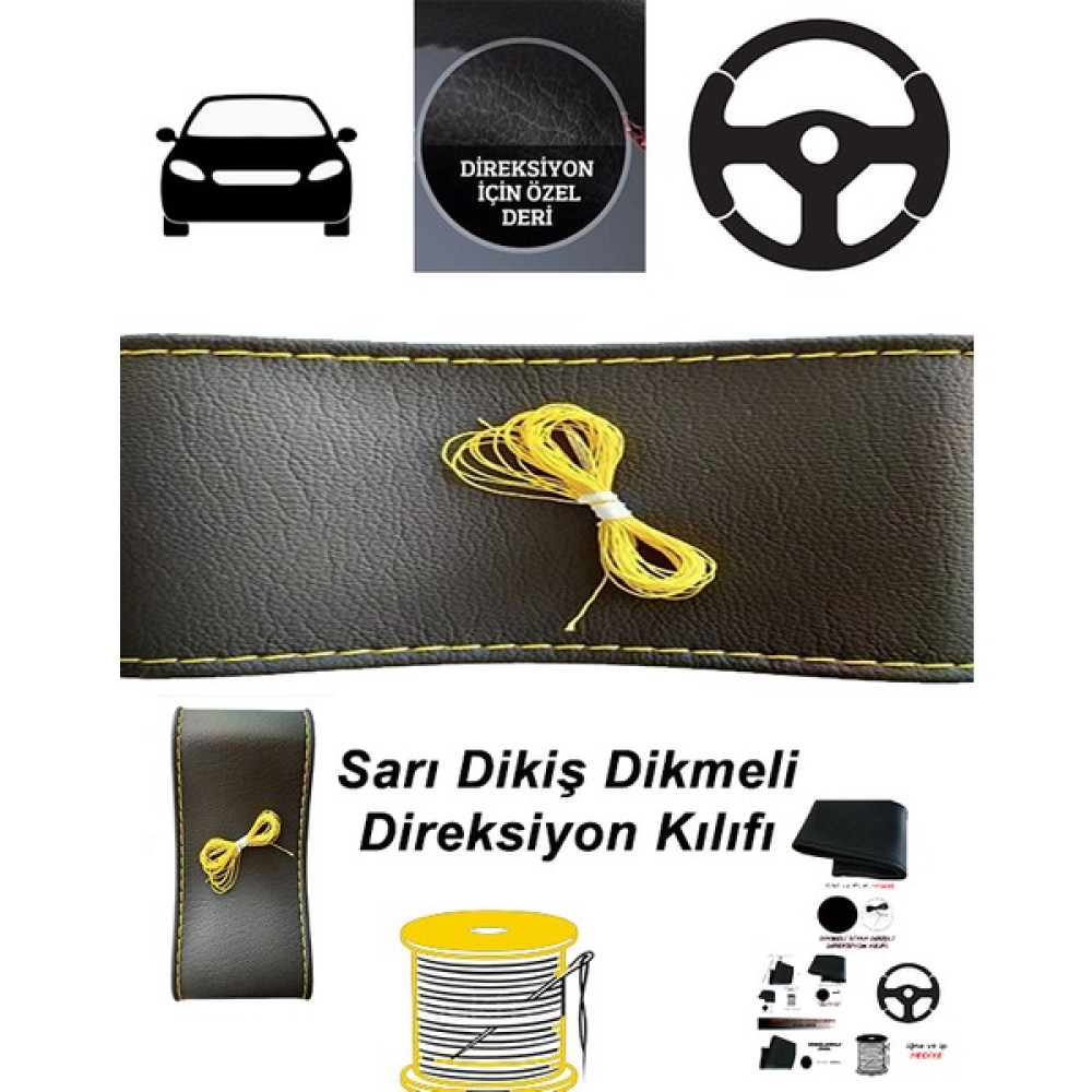 Rocco Chevrolet Epica Uyumlu Araç,araba,oto Direksiyon Kılıfı Sarı Dikiş Oto Boyaları Fiyatı