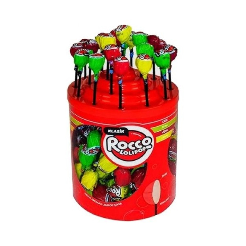 Rocco Meyve Aromalı Lolipop Şeker 120 Adet - 1,05 kg Diğer Fiyatı