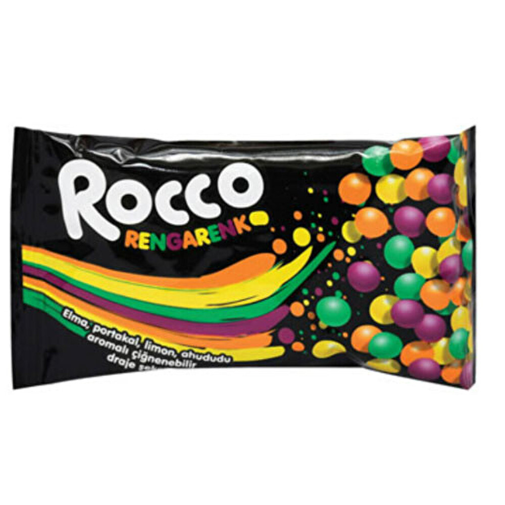 Rocco Rengarenk Elma Portakal Limon Ahududu Şekerleme Sakız Fiyatı