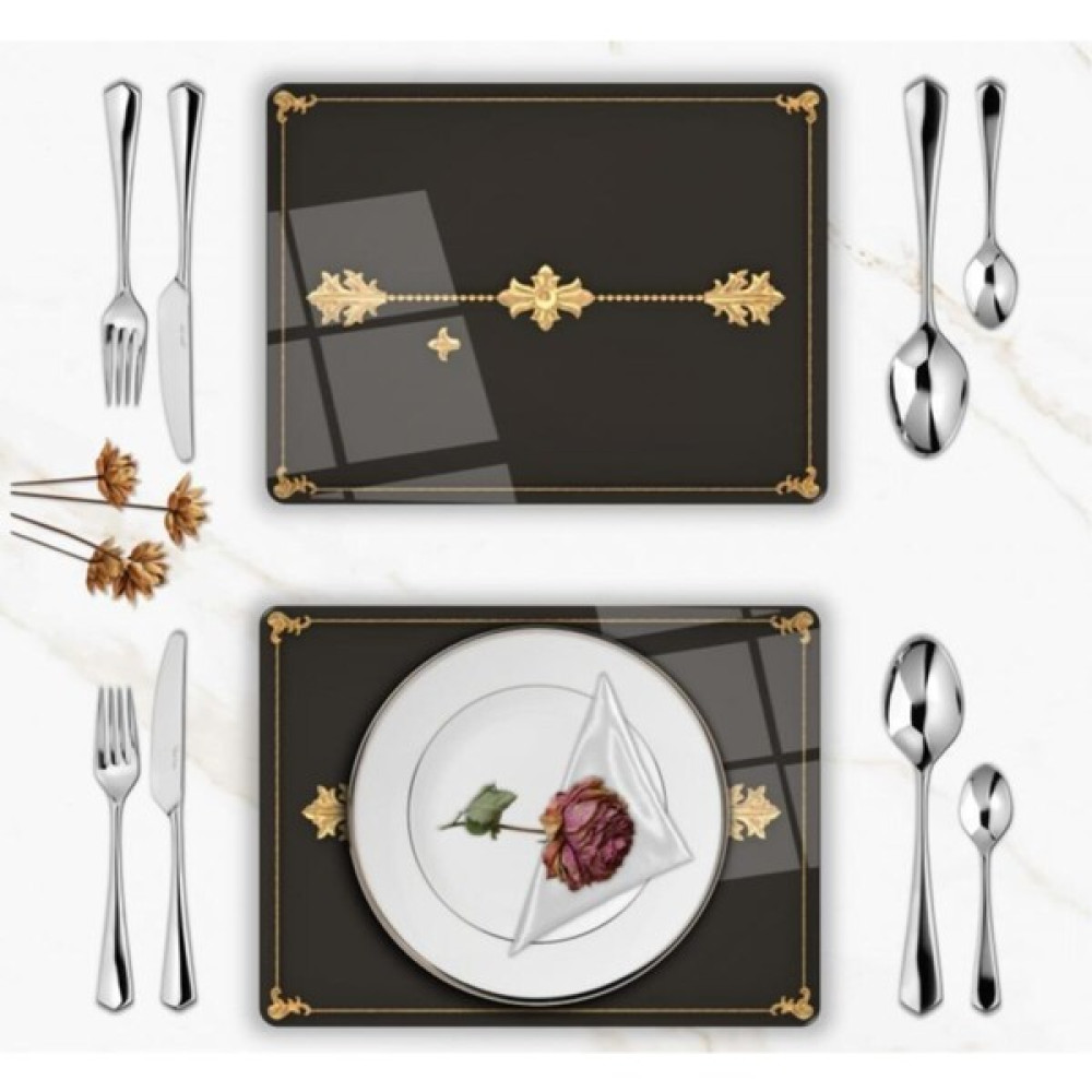 Rocco Shop Gold Desenler Supla Takımı 6 Adet - 30 x 45 cm - Siyah Amerikan Servis Fiyatı