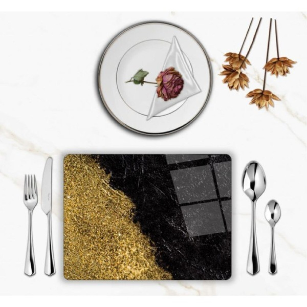 Rocco Shop Gold Siyah Supla Takımı 6 Adet - 30 x 45 cm Amerikan Servis Fiyatı