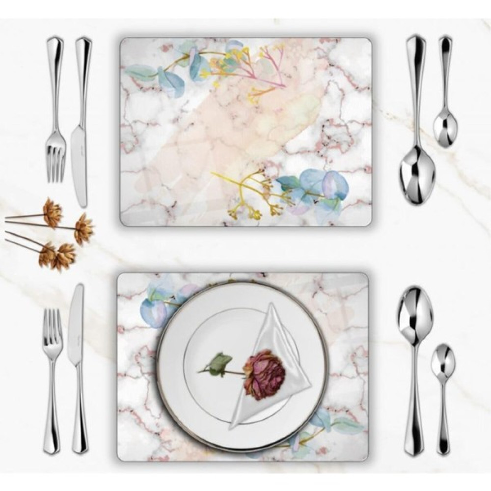 Rocco Shop Mermer Desen Supla Takımı - 30 x 45 cm - Beyaz Amerikan Servis Fiyatı