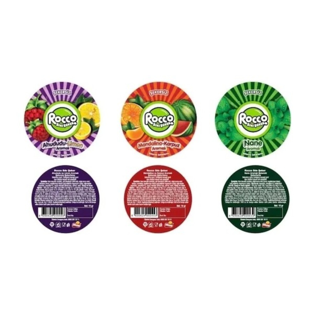 Rocco Sıkı Şeker Assorted Karma 24 x 12 gr Diğer Fiyatı
