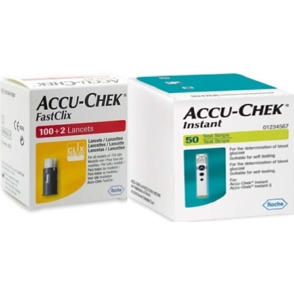 Roche Accu-Chek Fastclix 100+2'LI + Accu-Chek Instant 50 Adet Strip Diğer Fiyatı