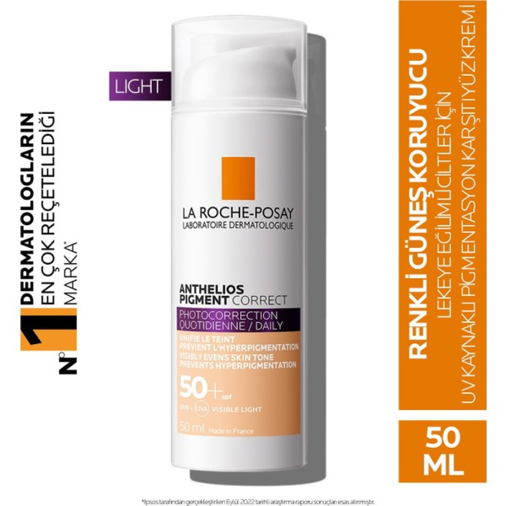 Roche La Roche Posay Anthelios Age Correct SPF50 Renkli Kapatıcı Özelliğe Sahip Yüz Güneş Kremi 50 ml Güneş Kremleri ve Losyonları Fiyatı