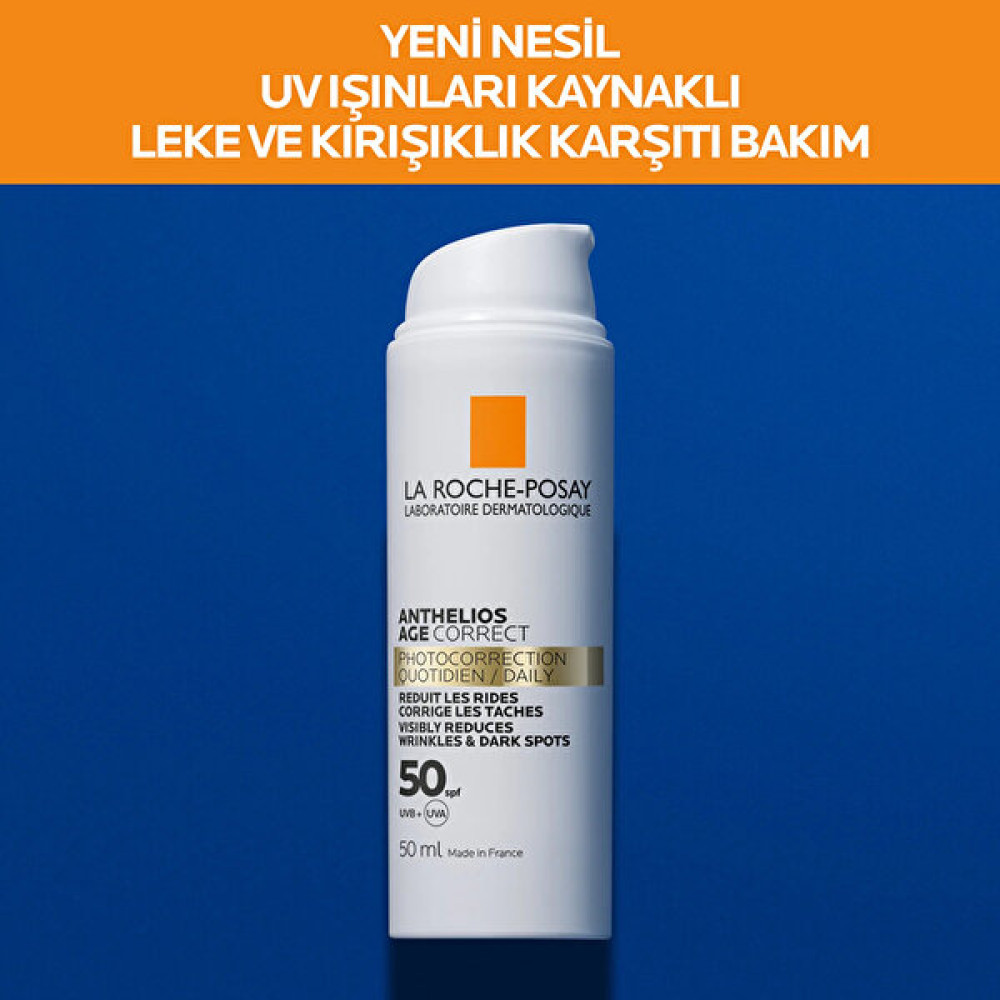 Roche La Roche Posay Anthelios Age Correct SPF50+ Yaşlanma Karşıtı Yüz Güneş Kremi 50 ml Güneş Kremleri ve Losyonları Fiyatı