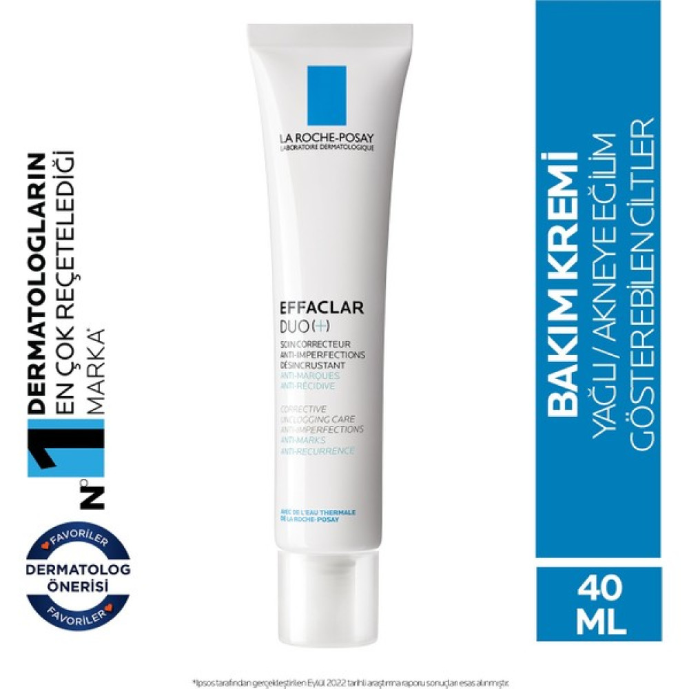 Roche La Roche-Posay Effaclar Duo(+) Bakım Kremi Kusur Karşıtı Akneye Eğilim Gösteren Ciltler 40ML Anti-Aging / Yaşlanma Karşıtı Fiyatı