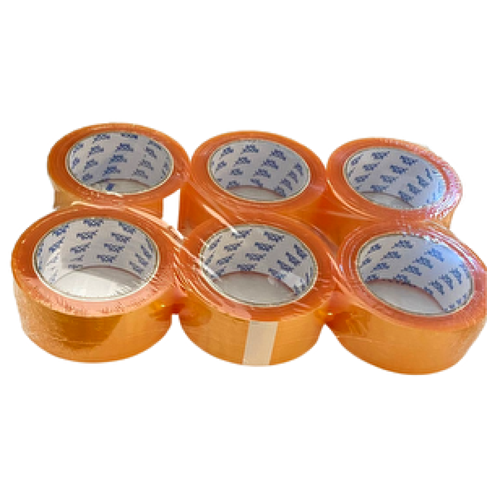 Rock Tape Koli Bandı 45 X 100 - 6'lı Paket Hotmelt - Bal Rengi Bant Fiyatı