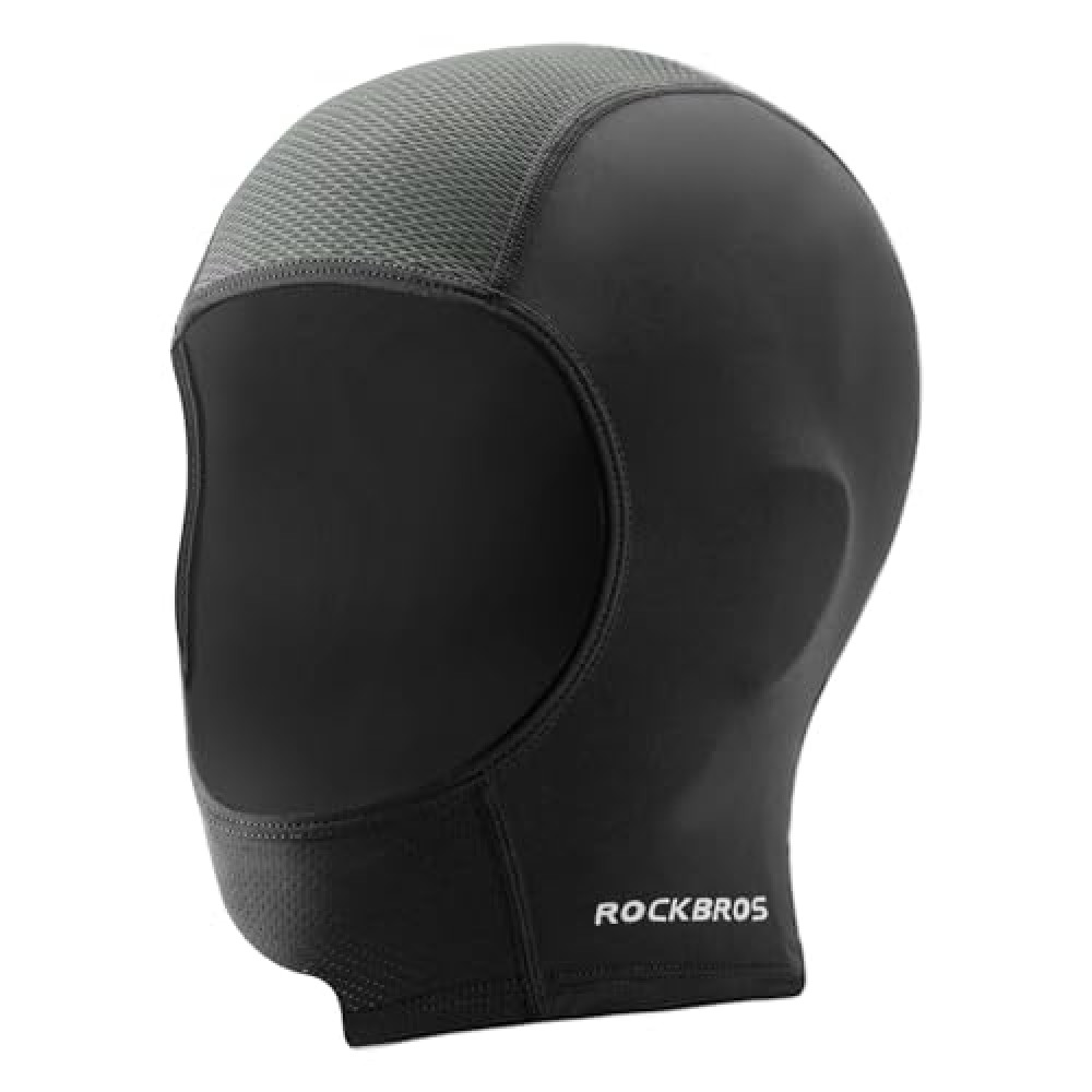 ROCKBROS Cooling Skull Cap Helmet Liner Balaclava Mask UV Protection Under Helmet Liner Black Motorcycle Helmets Fiyatı