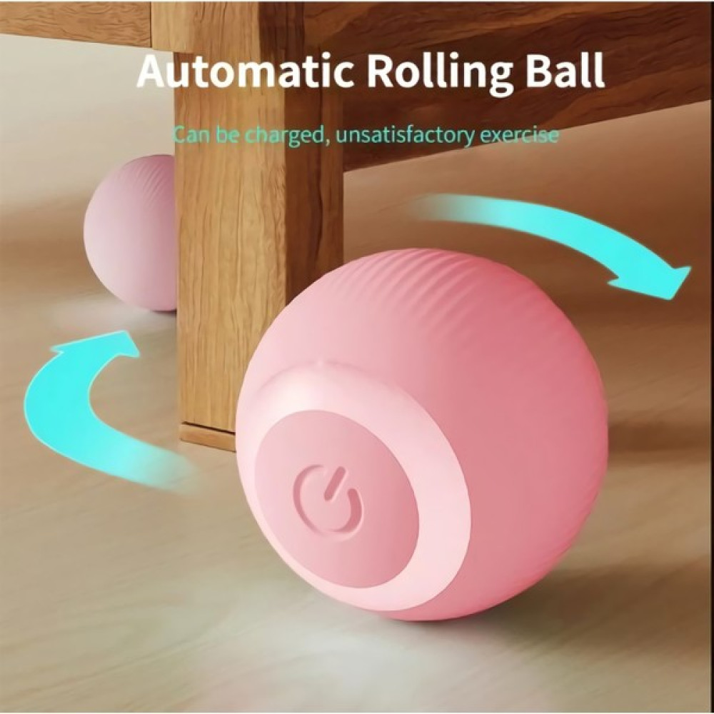 Rocket Otomatik Yuvarlanan Top Yavru Kedi Akıllı Oyuncak (Yurt Dışından) - 43×43×43mm - Pembe Evcil Hayvan Ürünleri Fiyatı