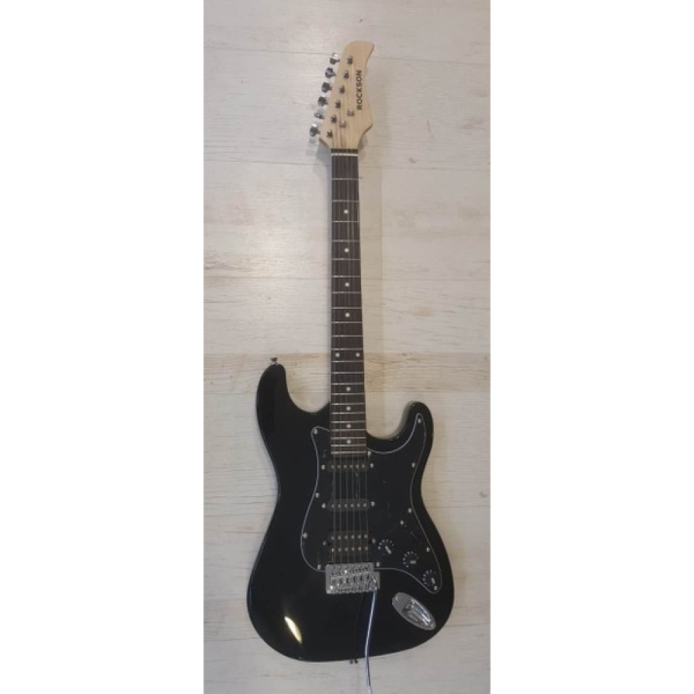Rockson Strat HSS Elektro Gitar - Koyu Siyah Oto Boyaları Fiyatı