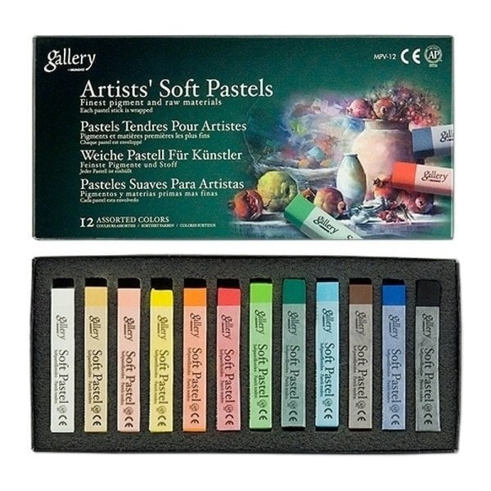 Roco Paper Co. Gallery Artist Kaliteli Yumuşak Toz Pastel 12'li Pastel Boya Fiyatı