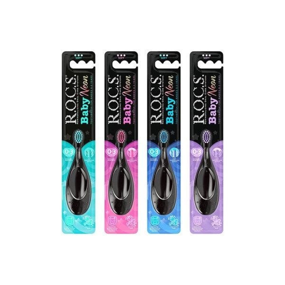 R.O.C.S. Baby Neon Ekstra Soft Diş Fırçası 0-3 Yaş Oto Boyaları Fiyatı